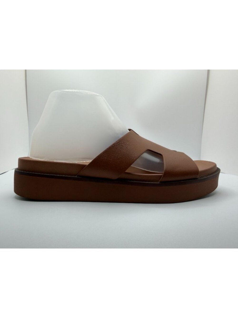 Steve Madden Riches Sandals Women Size 10M Tan Leather Platform Shoes - Picture 11 of 16